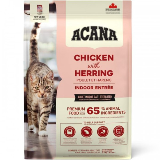 Hrana uscata Acana Indoor Entree pentru pisici de interior, 1.8 Kg